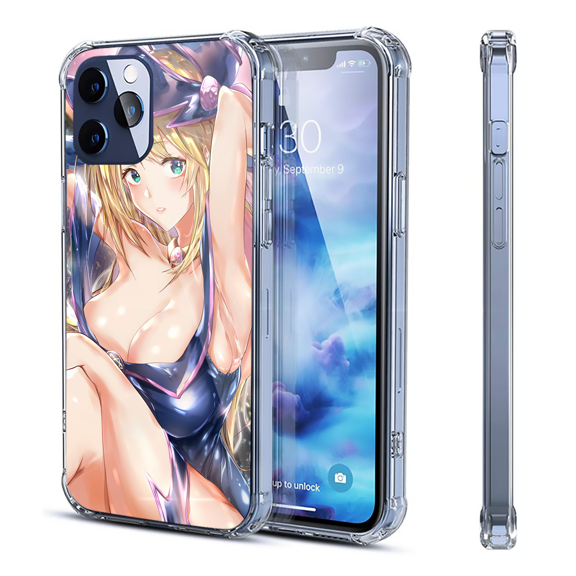 （画像用） 遊☆戯☆王 Yu-Gi-Oh! 【iPhone 12シリーズ対応】透明スマホケース（クリアソフトケース）